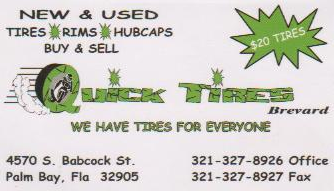 New & Used Tires 321-327-8926