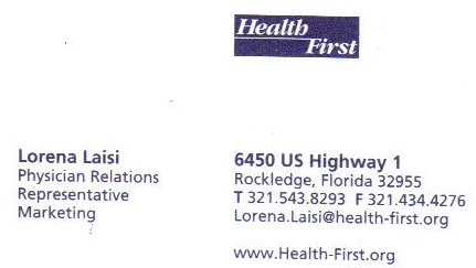 Health First 321-434-4276